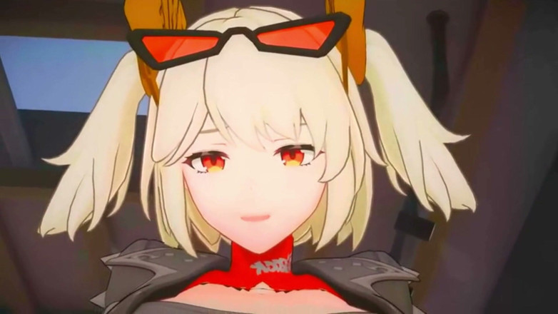 NSFWOtaku: Zenless Zone Zero - Burnice White jedzie kutasa - Animacje Hentai 3D