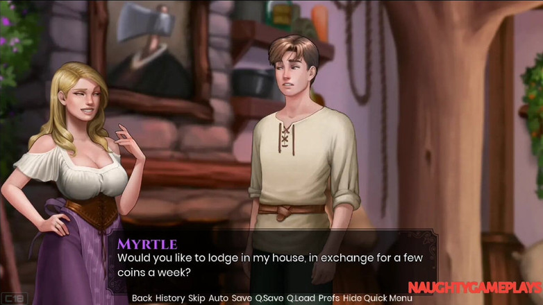 Naughty gameplays: Яка легенда No7 - допомога самотній дружині, і вона дозволяє йому залишатися в її будинку