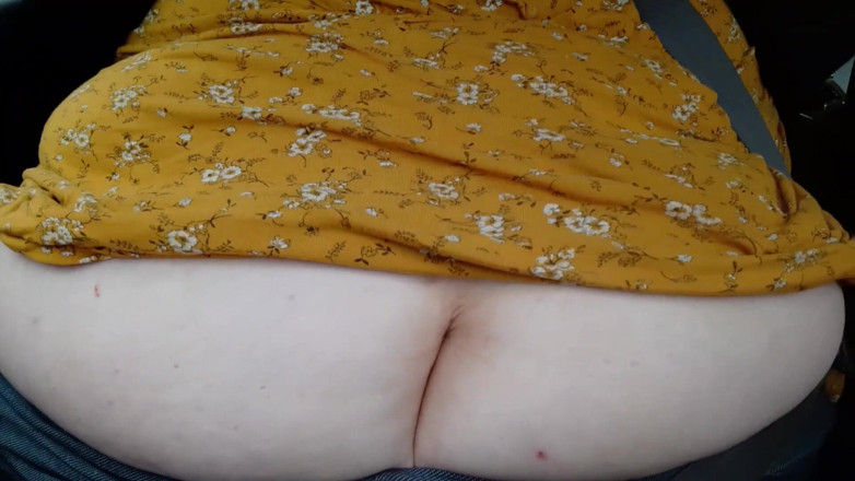 SSBBWLadyBrads: ท้องอ้วนของฉันในรถ