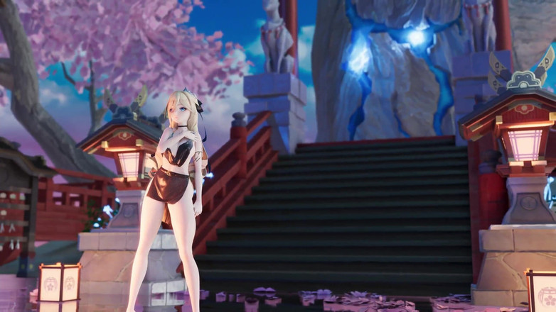 MikuMotion: Salla büyük memeler sallanıyor, amcık teşhiri