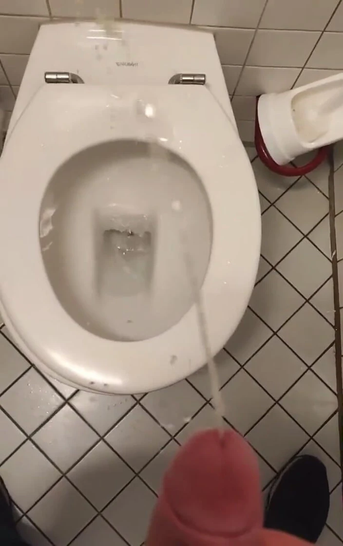 charlessteel: Pissing in Public Bathroom