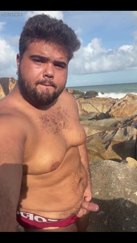 En ik ging masturberen op het strand