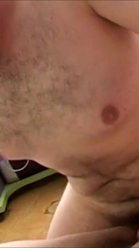 Bbw kočka dostane teplou nálož do pusy zblízka