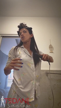 Ich mache meine Haare schöner