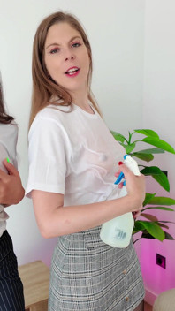 Ana Spears Alice Maze Are Office Girls Wet T-shirt Wednesday