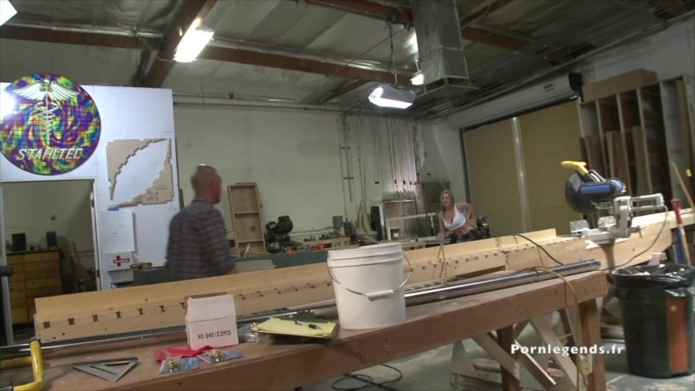Estelle and Friends: Avy Scott: Fuck in the workshop