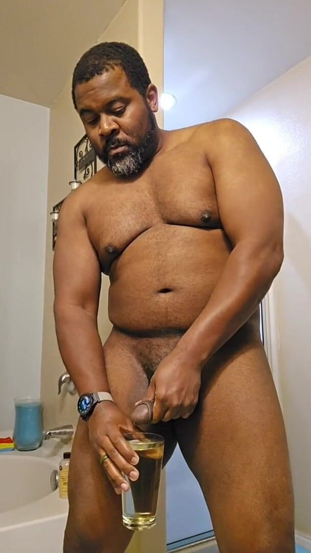Black Bear Drinking Piss (Mr Goudreau XXX)