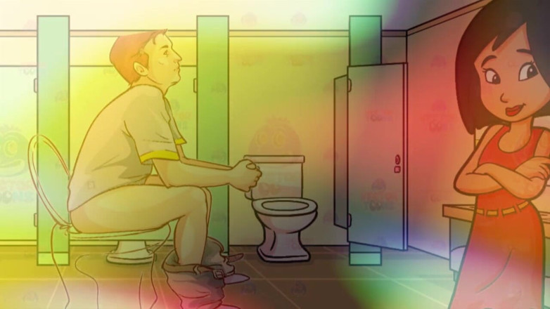 Campsissyboi: Audio Only - Gay Bathroom Dirty Talk, Straight Male Gets Shemale...