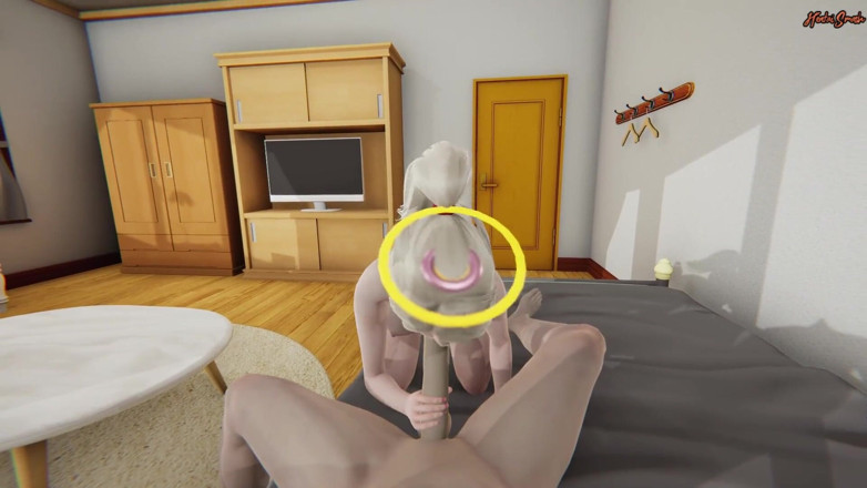 Hentai Smash: Mercy dijolok kemudian deepthroat zakar awak - Hentai sudut pandangan pertama...
