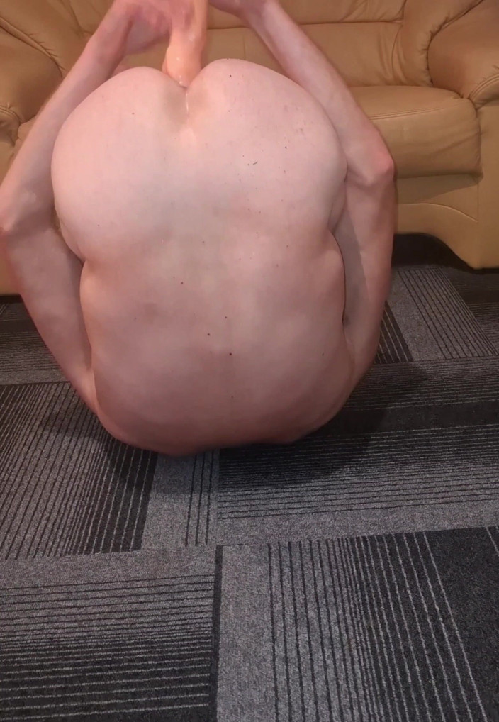 NoFace Twink X: Sólo muž extrémní anální dildo - fisting dildo
