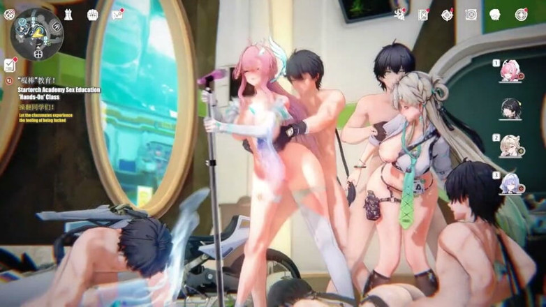 NSFWOtaku: Wuthering Waves - Academy Sex Education - 3D Hentai Animations