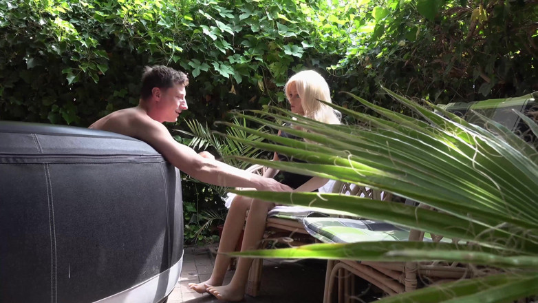 My German Amateurs: Inked blonde MILF gets fucked and facialized outdoors