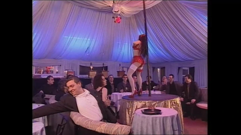 Vintage megastore: Sweet Young Brunette in Sexy Stockings Dance for Bad People...