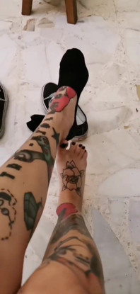 Your Italian Goddess Taking My Sweaty Vans off