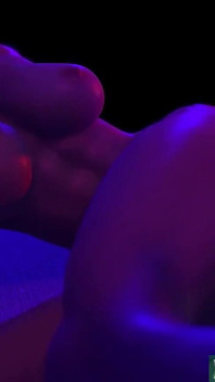 3D sexy prsatá holka Teen šuká s velkým ptákem