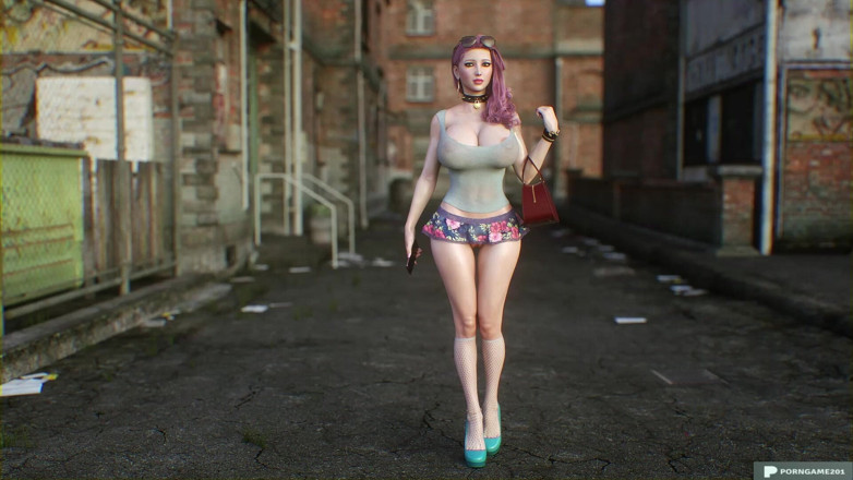 Porngame201: Gorąca laska trójkąt z 2 zboczeńcami oldmanem w getcie # 2 - 3d hentai, Porn...