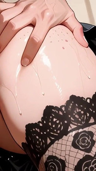 Op zijn hondjes en cowgirl! Natte kut anime Hentai