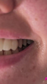 MILF Opened Mouth with Cumshot in It, She Says She Loves It and Swallow It