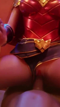 POV - Wonder Woman Gets Missionary Fucked and Creampied