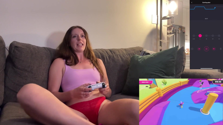 Nadia Foxx: Playing Fall Guys with My Lush in and Trying Not...