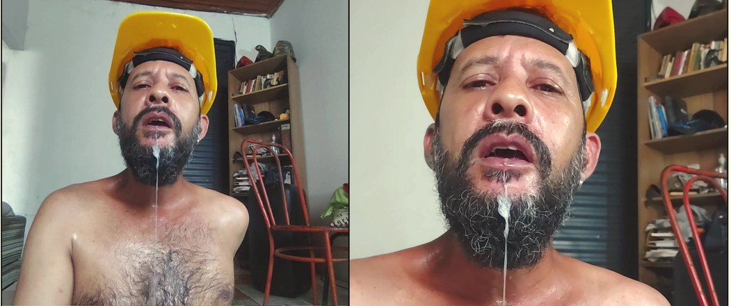 Stink HairyMale: Sous-vêtements blancs - Ouvrier (caméra double)