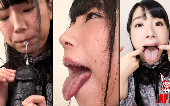 Japan Fetish Fusion: 자지에 침을 뱉고 젖은 혀로 반짝이는 힌디 아즈미