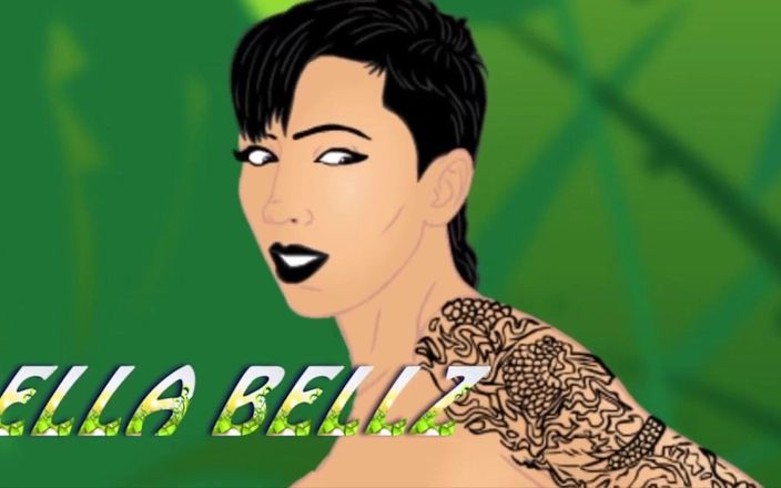 Back Alley Toonz: Bella anal seks plajında ateşli bir sahnede götünü genişletiyor