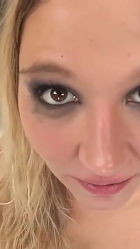 Threesome with a Slut with Firm Tits and Light Hair Who Has Her Pussy and Ass Stretched by a Monster Cock