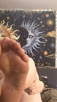 Teasing You with My Lotioned Feet
