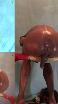 Enema Anal - Deep Wet Water Fucking with a Buttplug in My Mouth and Ass