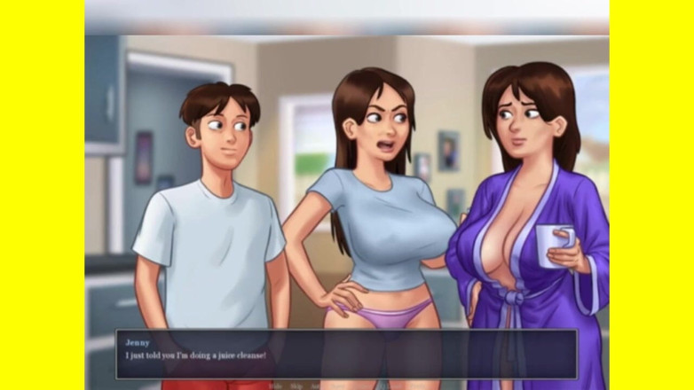 3DXXXTEEN2 Cartoon: Vůně ženských kalhotek. 3D porno kreslený sex