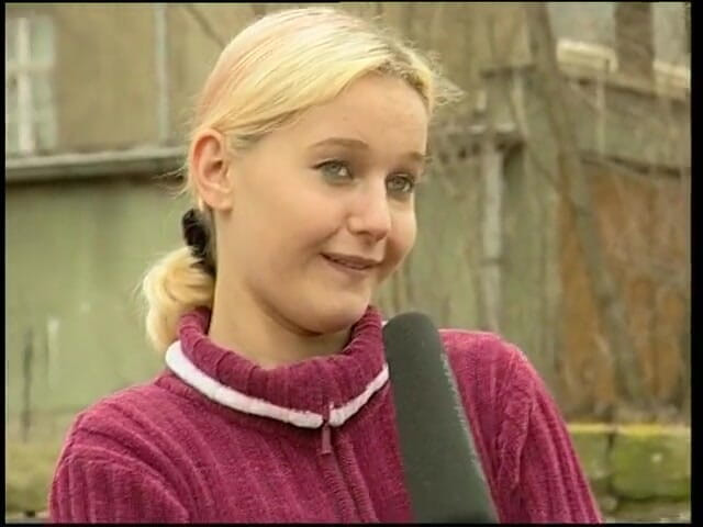 Dirty Teeny: Blonde teen gets naked at vintage casting