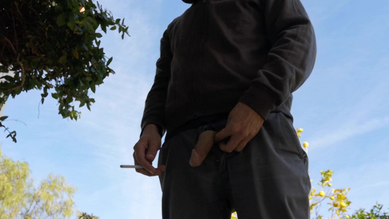 Rafael Torreano: Hot Guy Films Himself While Jerking off and Cumming Outside...