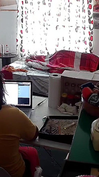 Stepfather on the Stepdaughter While Doing Homeoffice