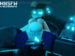 Beltomnsfw: Jenny ve gardiyan Minecraft animasyonu ile sert anal sikişiyor
