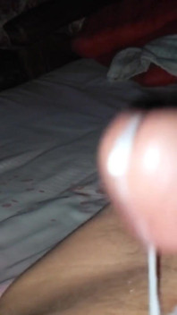 Mamada casera caliente con corrida