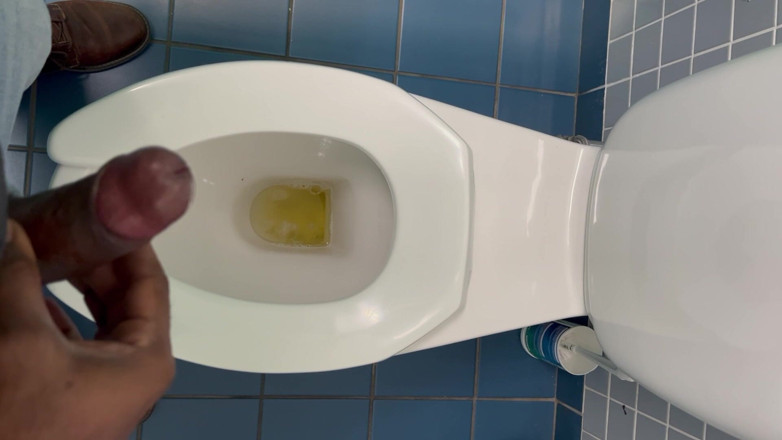 Jamaican Cock: オフィスのトイレでオナニー