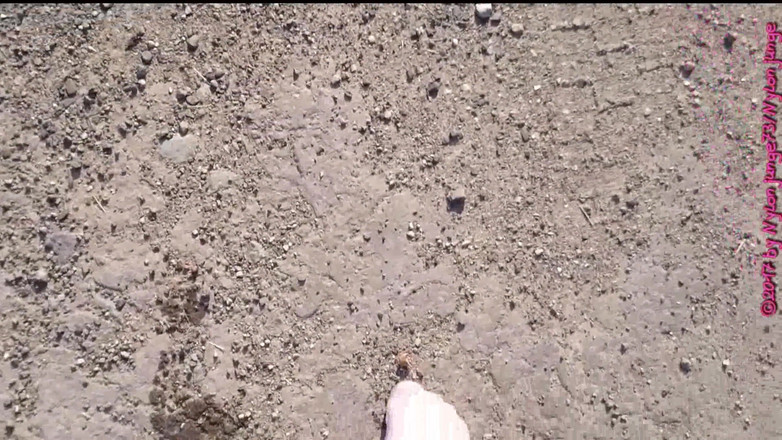 Carmen_Nylonjunge: Vita strumpor i pölen