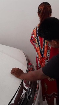 Pelacur ini tidak peduli dengan tempat yang selalu ingin dia bercinta