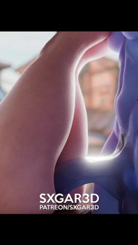 D3d Sxgar3d Thirsty Nympho Craves Monster Cocks: Intense Anal Action on the Table