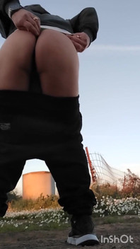 By the Field Shown the Thong