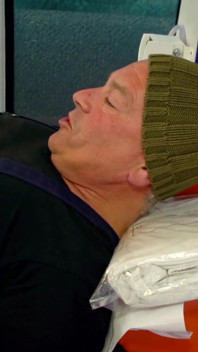 Sexy natural nurse gets fucked in the hospital car