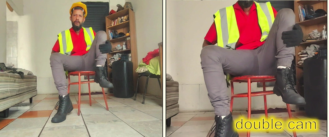 Male Smell: White Underwear - Worker (double Camera)