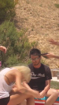 Ostrich Egg Sex Race - Group Sexgames