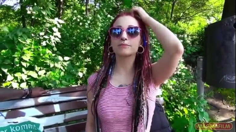Magmafilm: German Emo Girl with Dreadlocks and Piercings