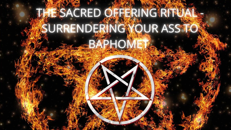Goddess Misha Goldy: Kutsal teklif ayini - götünü baphomet'e teslim etmek