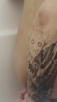 Shower Fun with 2 Big Dildos Fucking My Smooth Hole