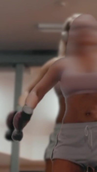 Wifey Gets All Hot and Sexy in the Gym