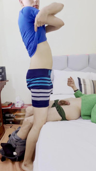 I My Fucked My Sweet Lover From Behind Without Stopping Until He Ejaculated.