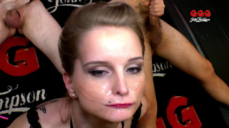 Gang Bang Germany: Ggg - Khadisha latina putas bukakke party Leche en la cara